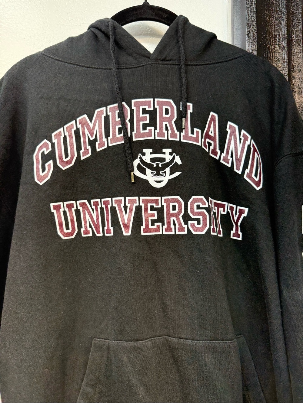 Cumberland Bulldogs black collegiate College university Hooded Sweatshirt - Picture 2 of 6